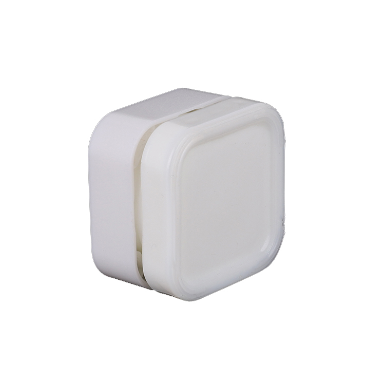 C012 5g Square White Glass CR Jar